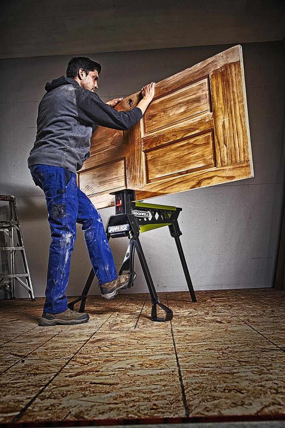 Rockwell Jawhorse 37-in Steel Saw Horse (600-lb Weight Capacity) - Ascmtools