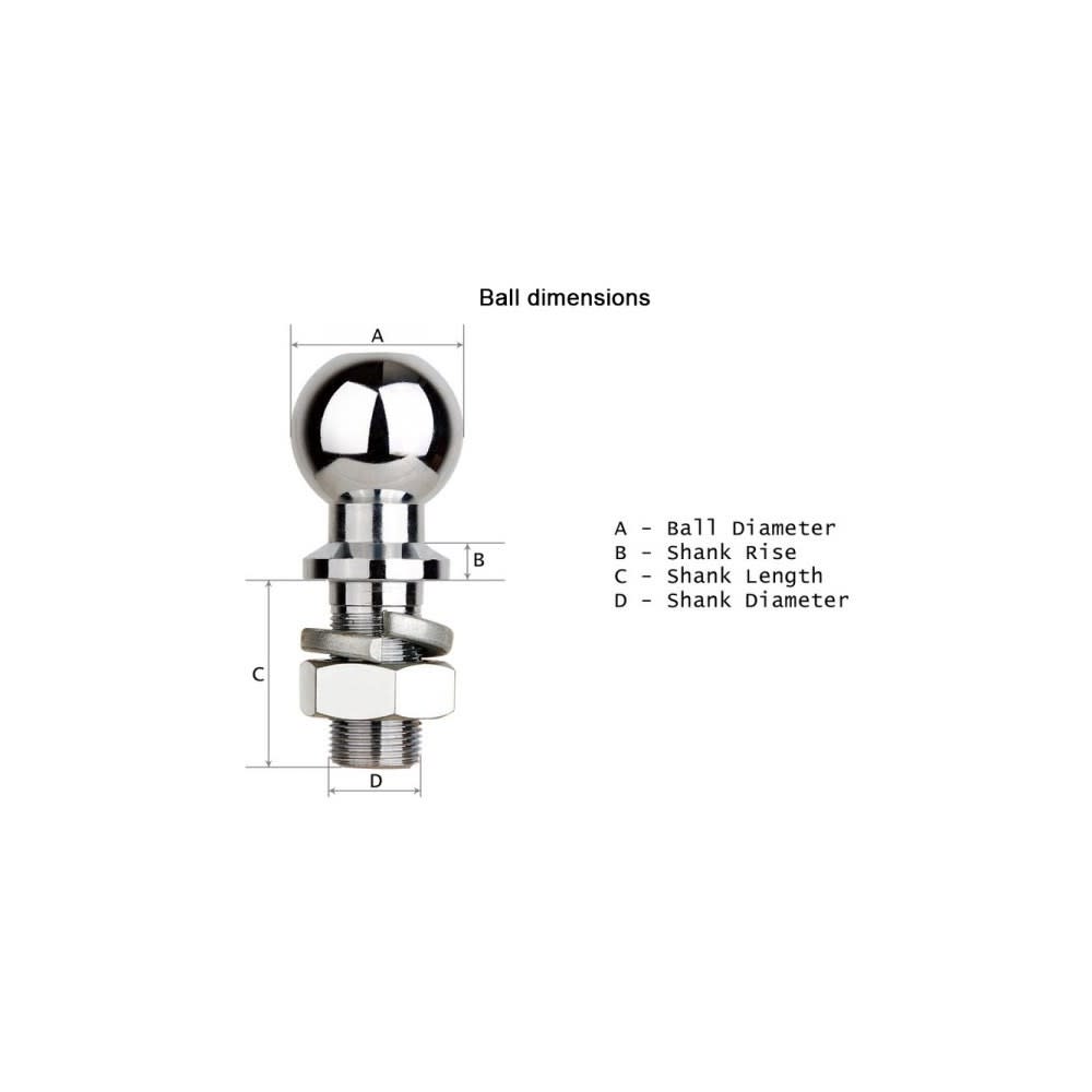 Reese 2 5/16″ 14000 lbs Steel Heavy Duty Trailer Hitch Ball - Ascmtools