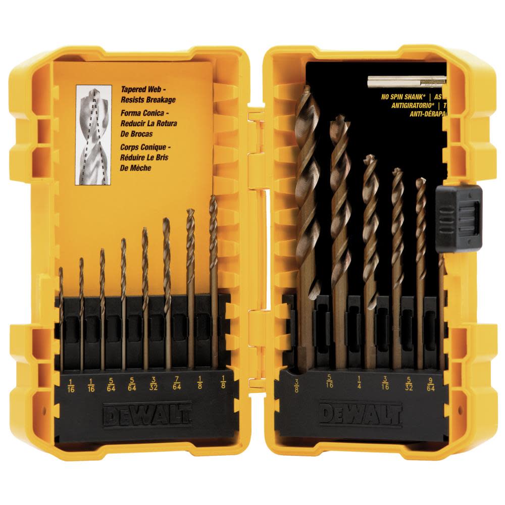 DEWALT 14 piece Pilot Point Drill Bit Set - Ascmtools