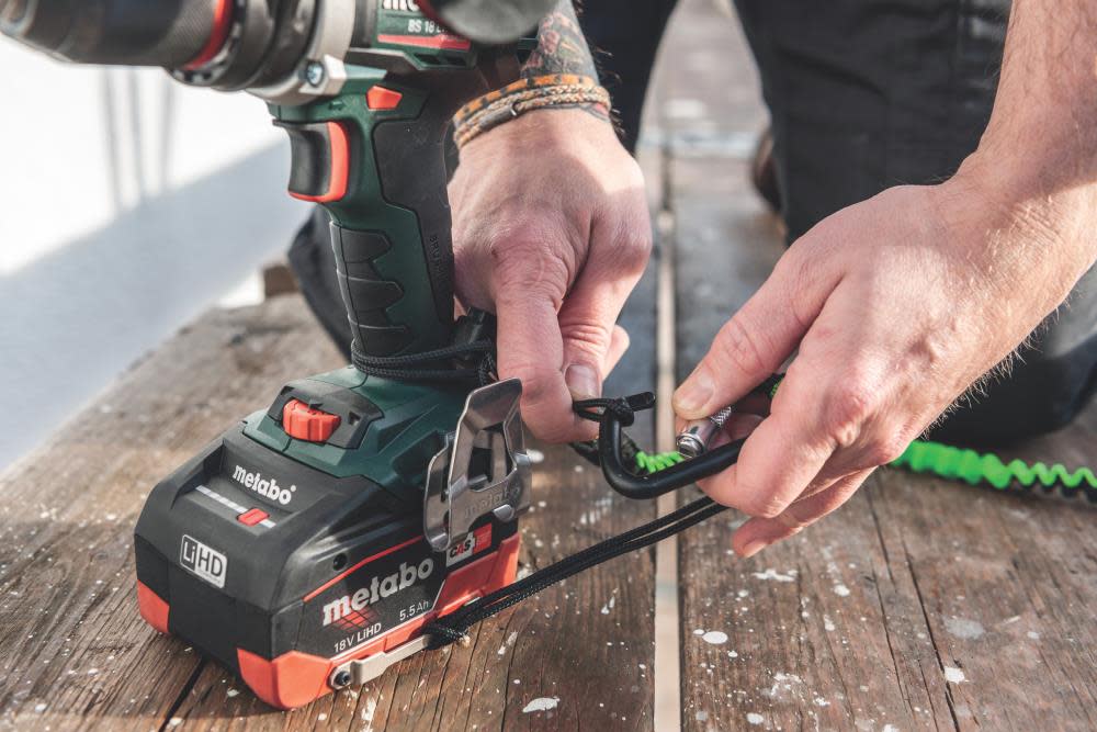 Metabo 18V DropSecure Battery Pack 5.5Ah LiHD with Tethering Point - Ascmtools