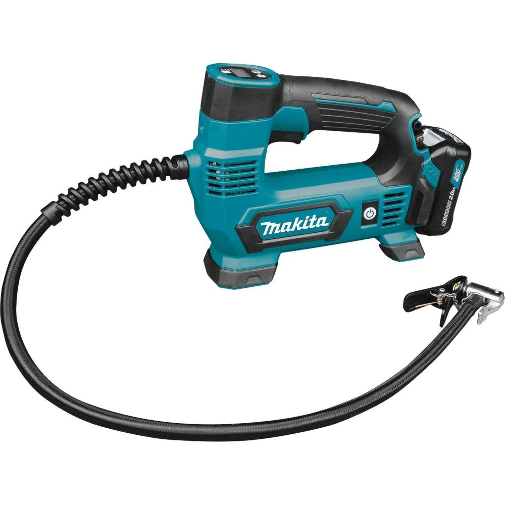 Makita 12V Max CXT Lithium-Ion Cordless Inflator Kit (2.0Ah) - Ascmtools