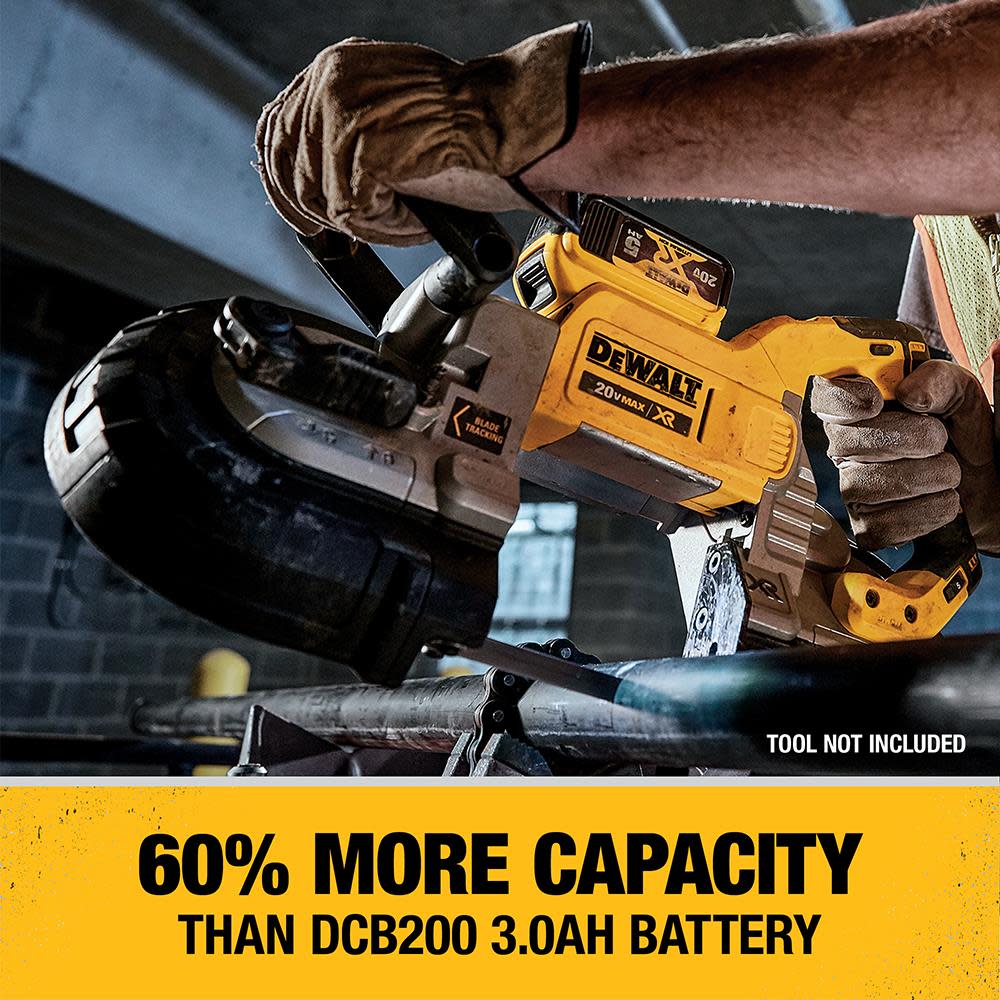DEWALT 20-Volt Max 5.0-Amp Hours Lithium Power Tool Battery - Ascmtools