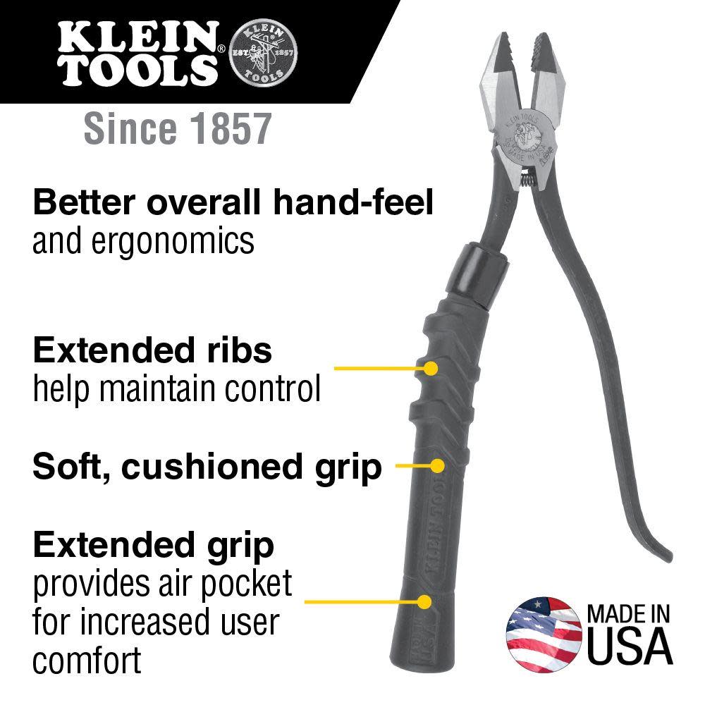 Klein Tools Ironworkers Pliers Slim Head 9″ - Ascmtools