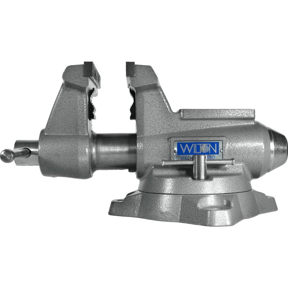 Wilton Mechanics Pro Vise 5-1/2 Jaw Width 5″ Jaw Opening 360 Swivel Base - Ascmtools