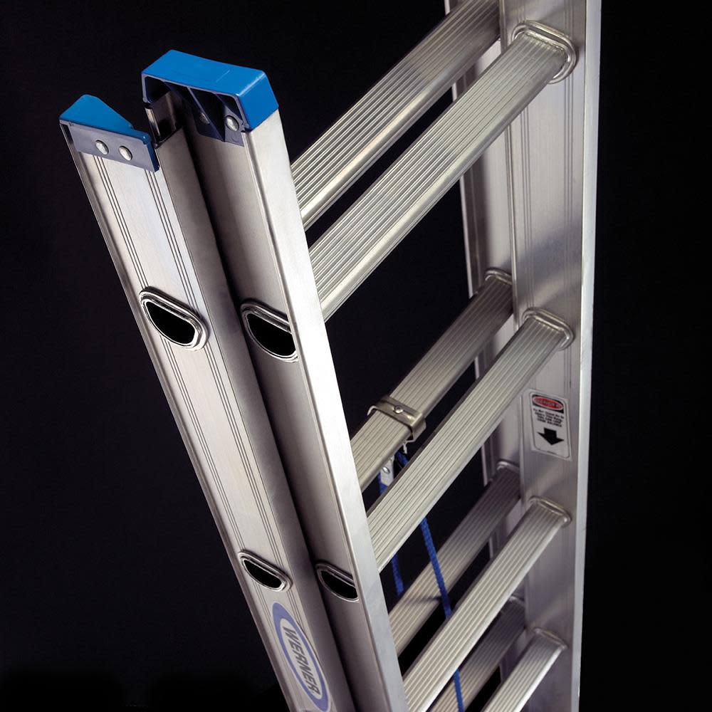 Werner 24 Ft. Type I Aluminum Extension Ladder - Ascmtools