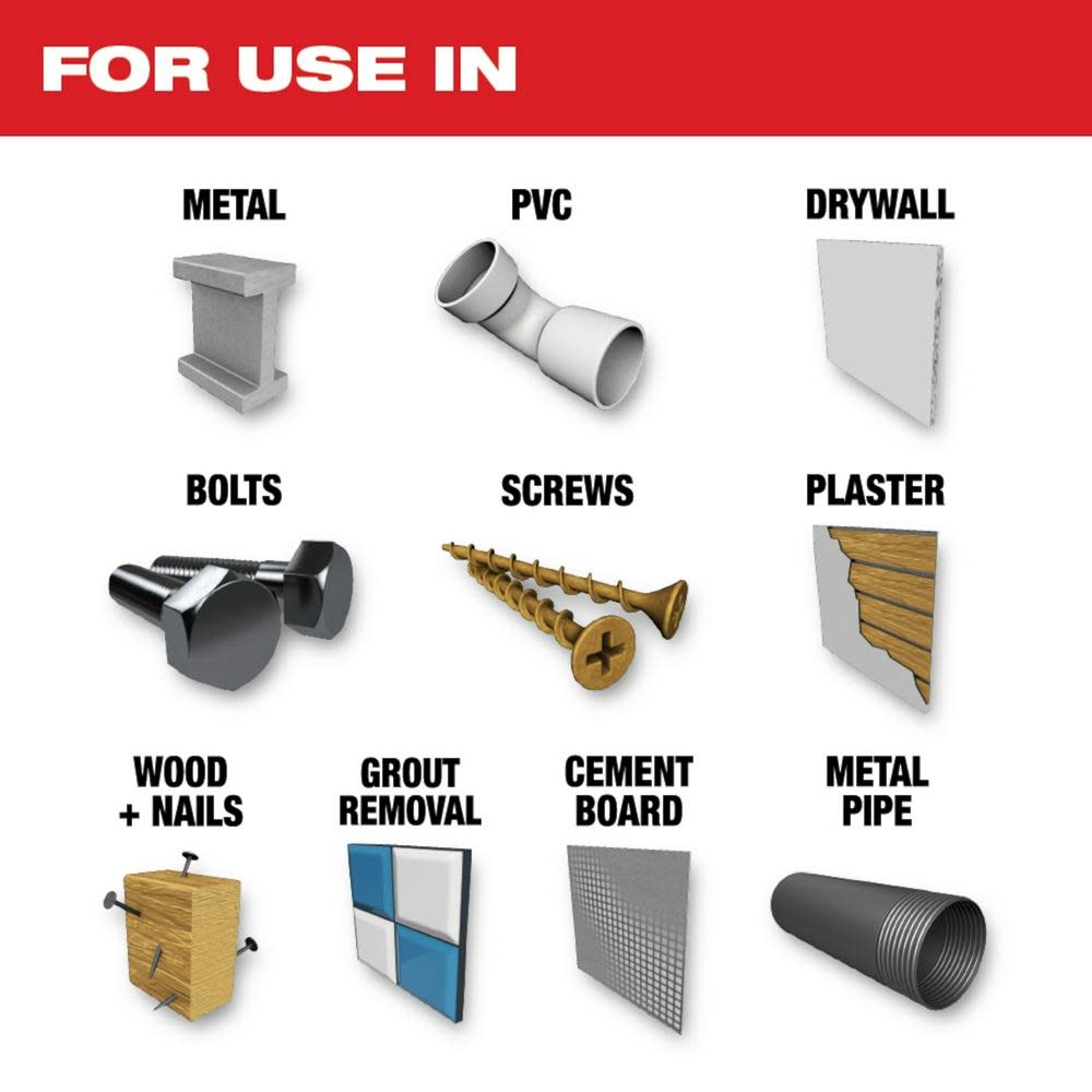 Milwaukee OPEN-LOK 3PC METAL CUTTING MULTI-TOOL BLADE VARIETY PACK - Ascmtools