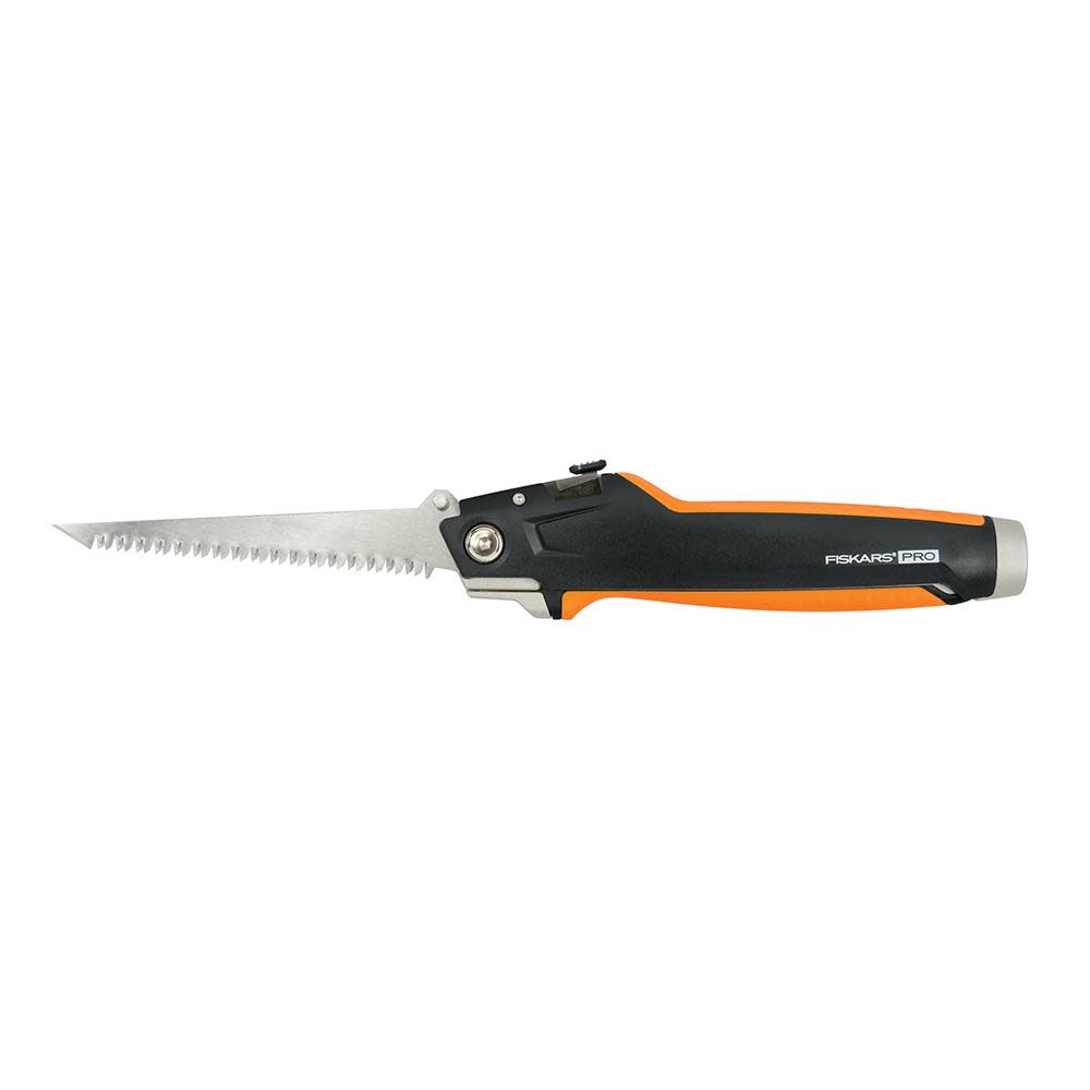 Fiskars Pro Drywaller’s Utility Knife with Integrated Jab Saw - Ascmtools