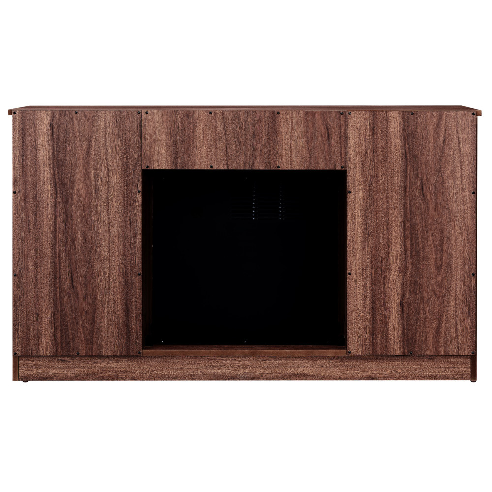 Hearthpro Barn Wood Media Electric Fireplace - Ascmtools