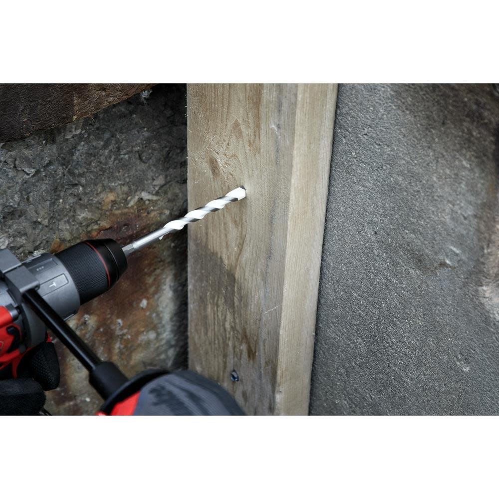 Milwaukee 5pc. SHOCKWAVE Carbide Multi-Material Drill Bits - Ascmtools