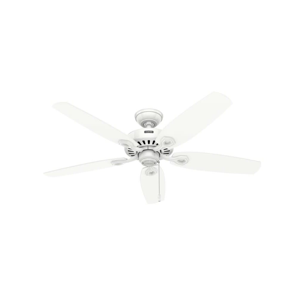 Hunter Fan Builder Plus Ceiling Fan 52″ Snow White Snow White - Ascmtools