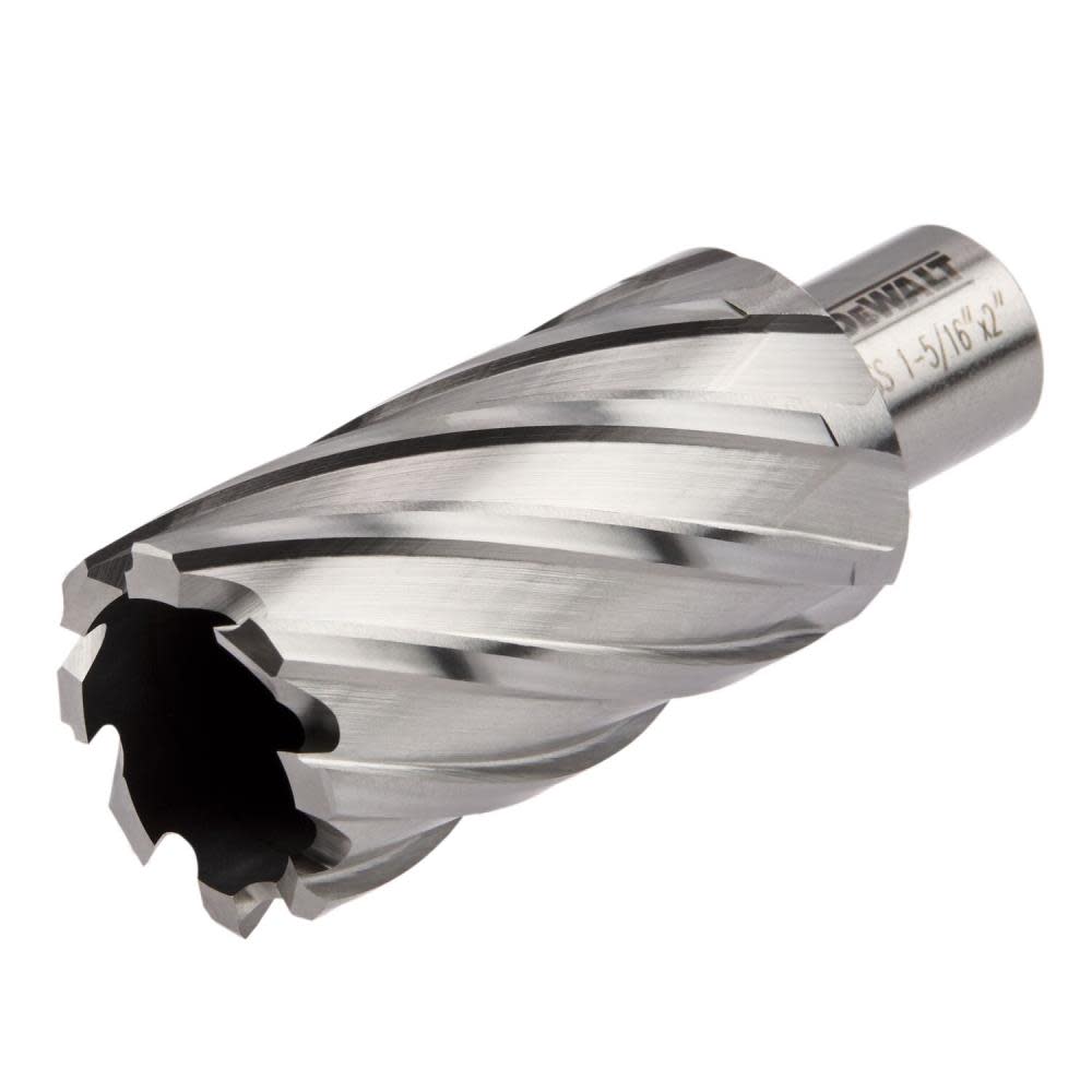 DEWALT Annular Cutter 1 5/16″X 2″ HSS 3/4″ Weldon - Ascmtools