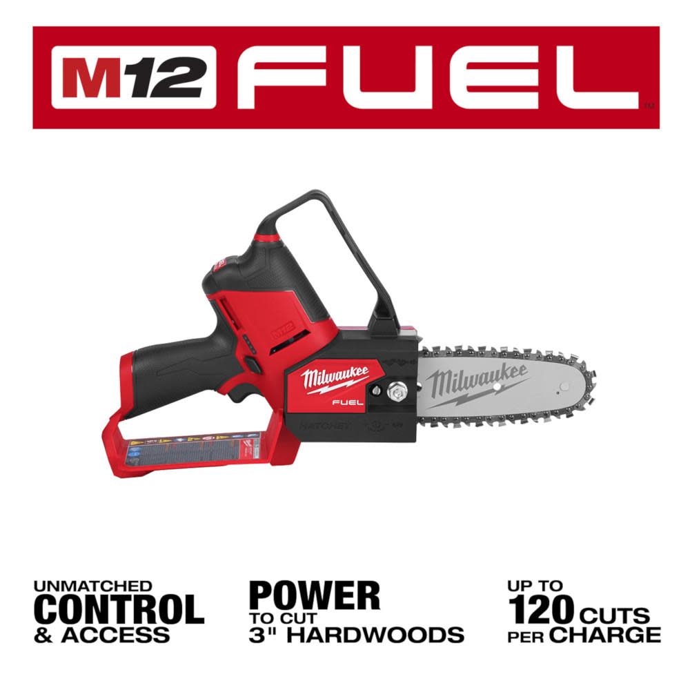 Milwaukee M12 FUEL HATCHET 6″ Pruning Saw Bare Tool - Ascmtools