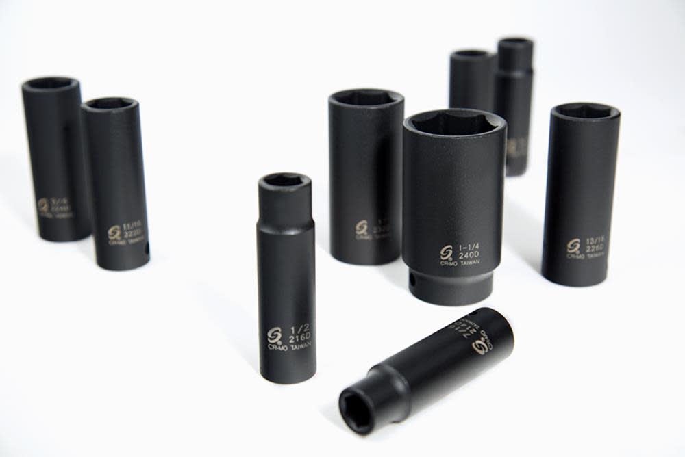 Sunex 13 pc. 1/2 In. Drive SAE Deep Impact Socket Set - Ascmtools
