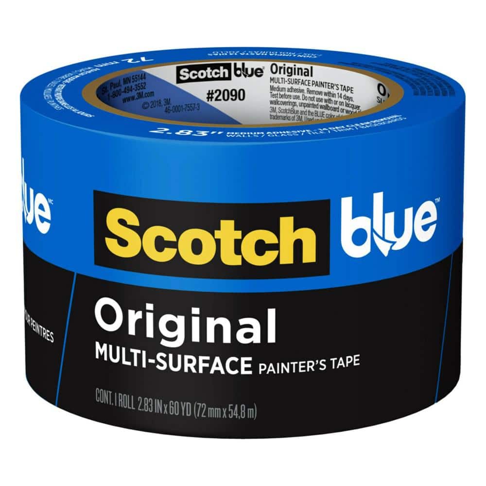 3M ScotchBlue Original Painters Tape 2.83″ x 60yd Blue - Ascmtools