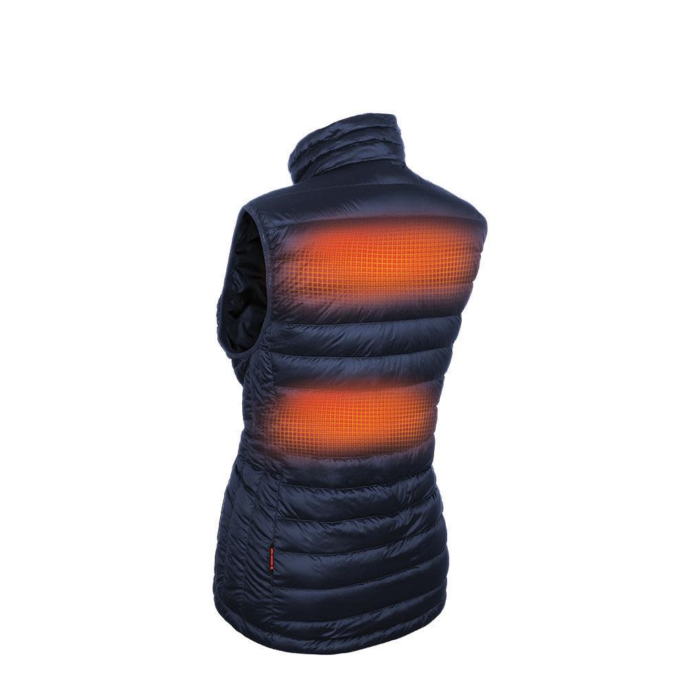 Mobile Warming Summit Heated Vest 12 Volt Womens Navy Small - Ascmtools