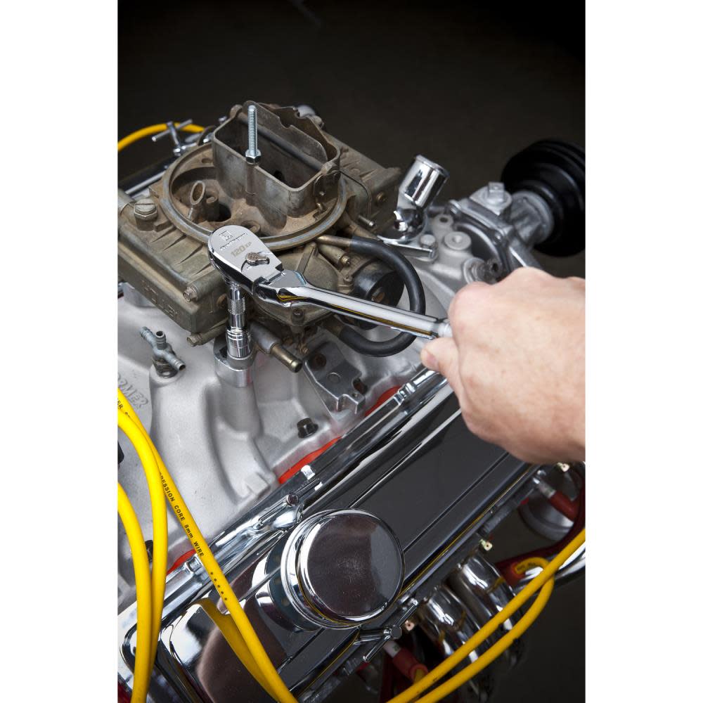 GEARWRENCH Flex Head Ratchet Set 4 Pc Teardrop 120XP 1/4″ 3/8 In. & 1/2 In. Drive - Ascmtools