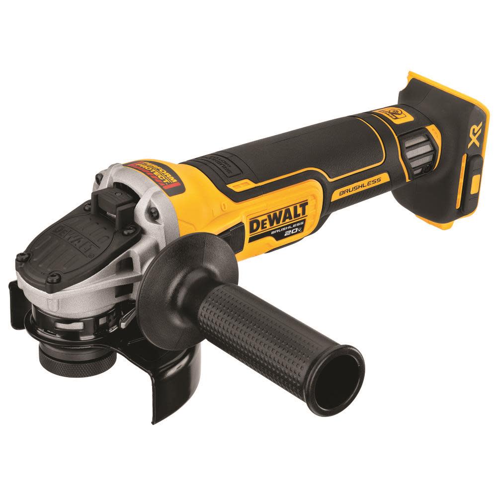 DEWALT 20V MAX XR 4.5″ Angle Grinder with Kickback Brake Bare Tool - Ascmtools