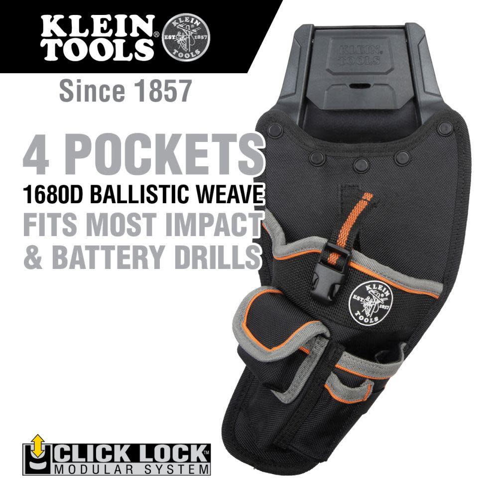 Klein Tools Modular Drill Pouch with Belt Clip - Ascmtools