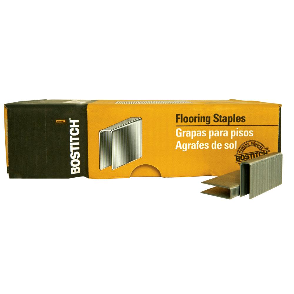Bostitch 1-1/2 In. 15-1/2 Gauge 1/2 In. Crown Hardwood Flooring Staples - Ascmtools