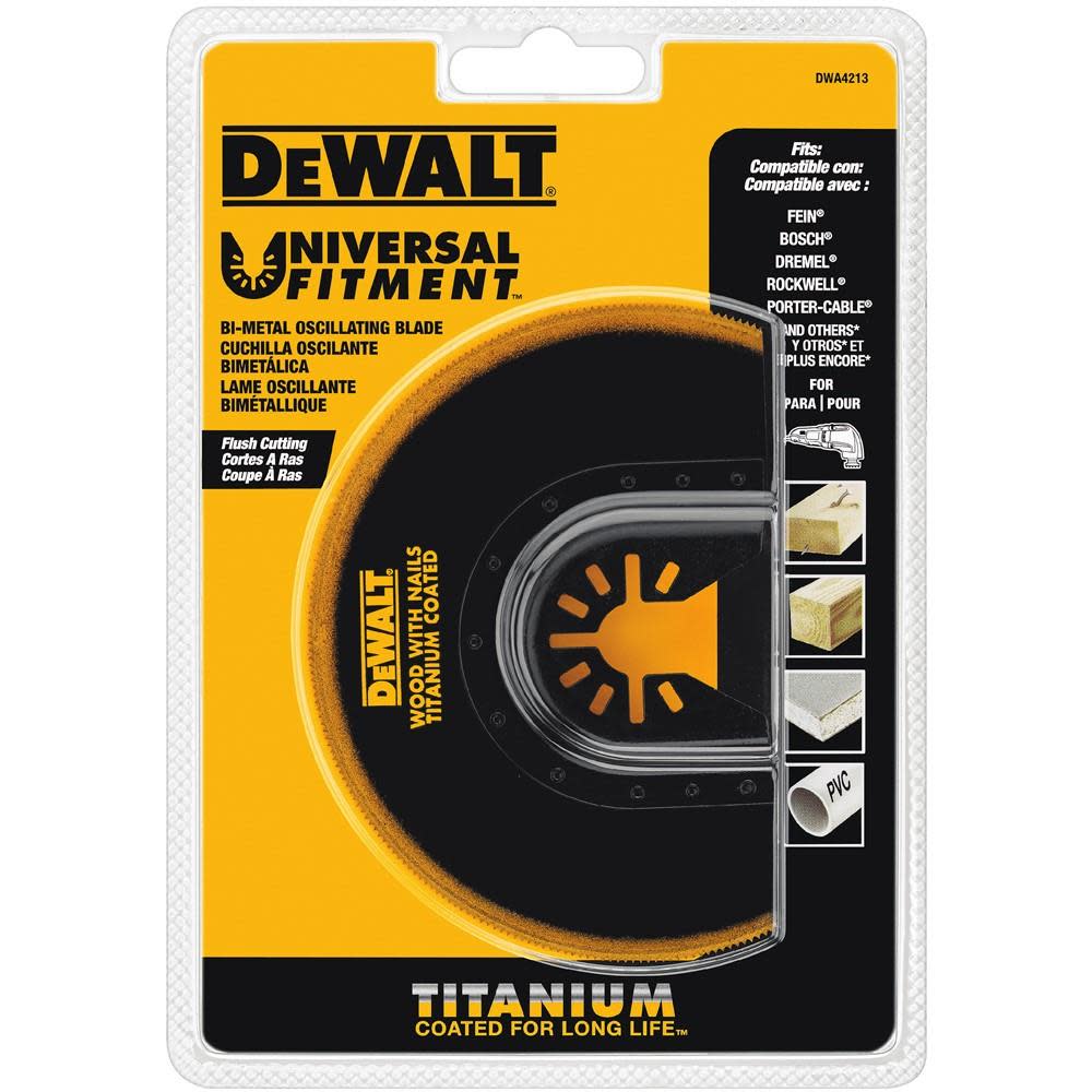 DEWALT Titanium Oscillating Flush Cut Blade - Ascmtools