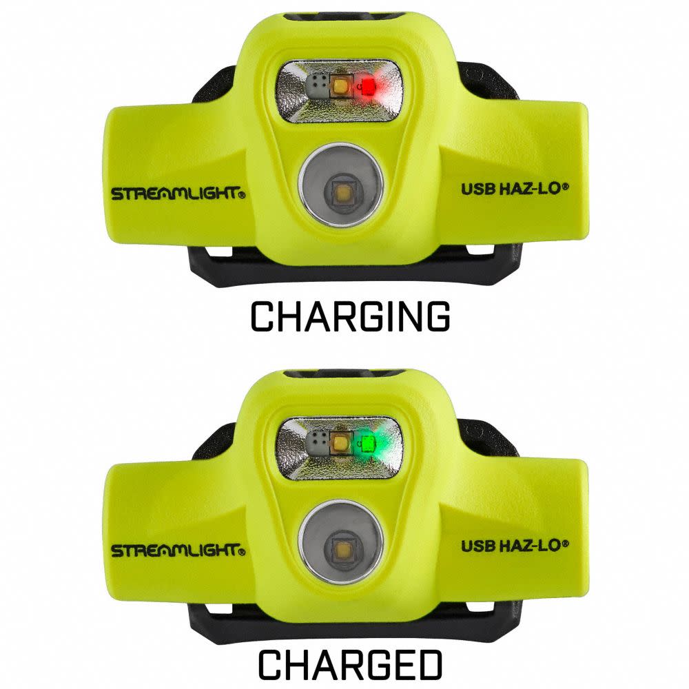 Streamlight Haz-Lo Yellow USB Rechargeable Spot & Flood Headlamp - Ascmtools