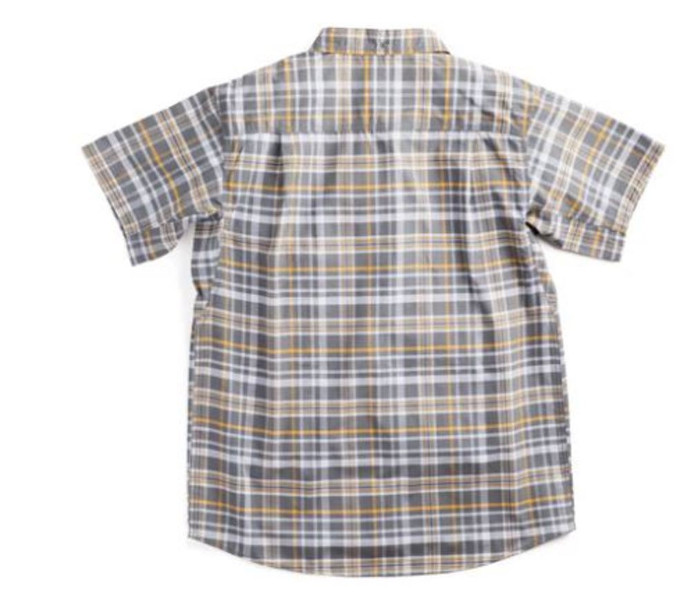 DEWALT Austin Plaid Prostretch Work Shirt Gunmetal XL - Ascmtools