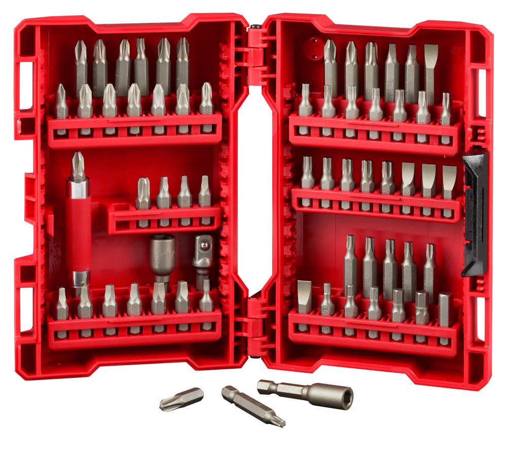 Milwaukee 64 Piece Standard Driver Bit Set - Ascmtools