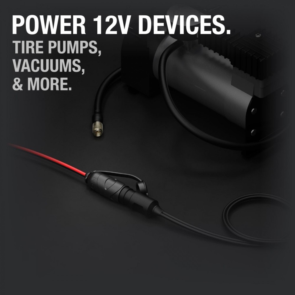 Noco 12V 15A Adapter Plug with 3/8″ Eyelet Terminals - Ascmtools