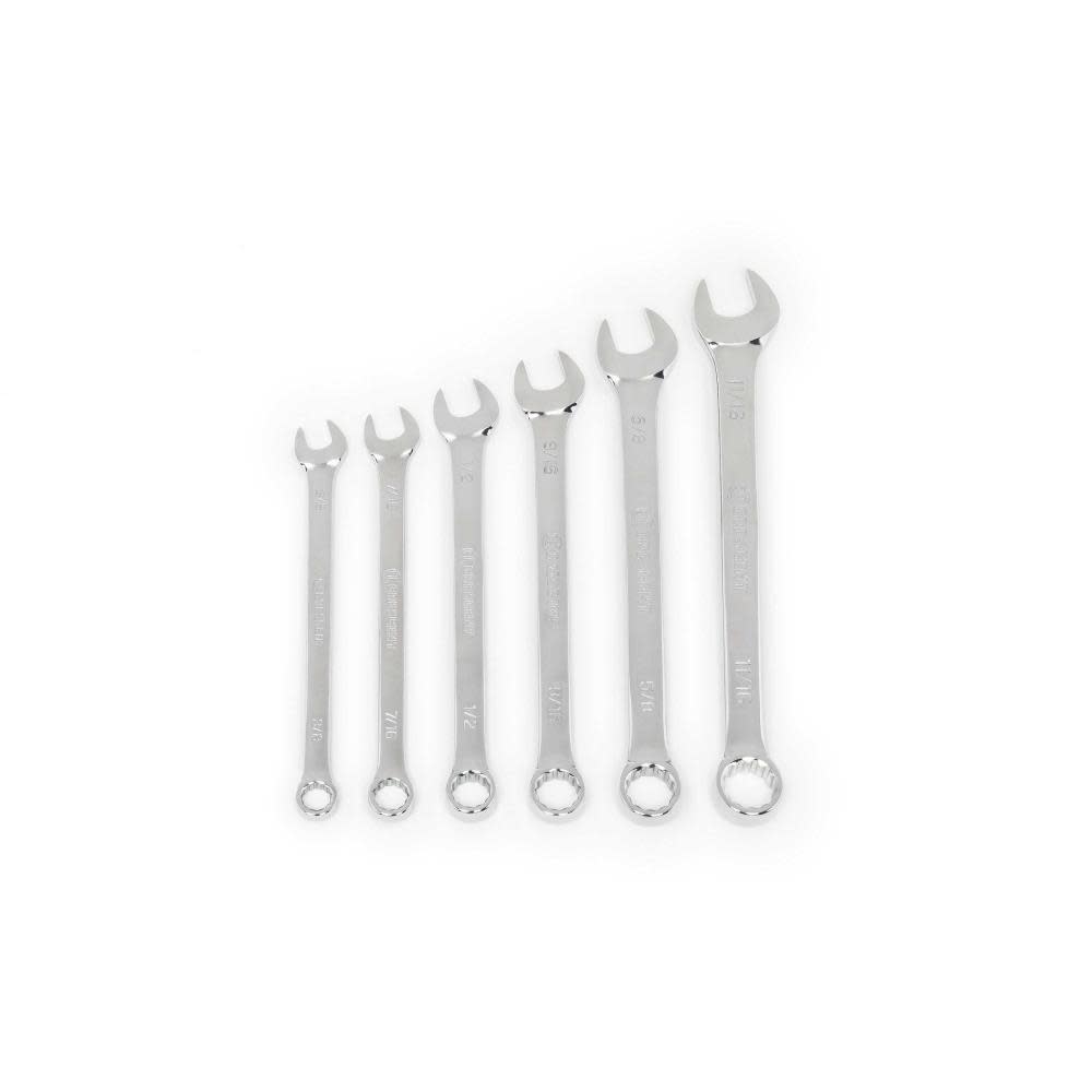 Crescent SAE Combination Wrench Set 12 Point 6pc - Ascmtools