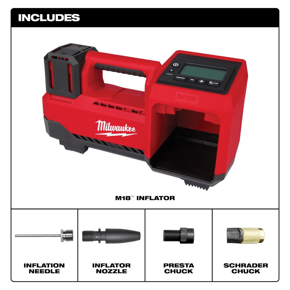 Milwaukee M18 Inflator - Ascmtools