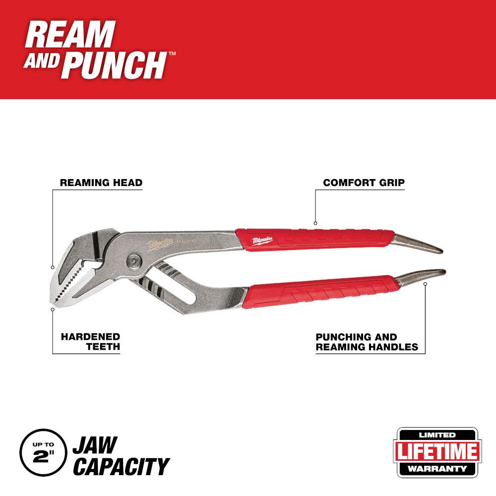 Milwaukee 10 In. Straight-Jaw Pliers - Ascmtools