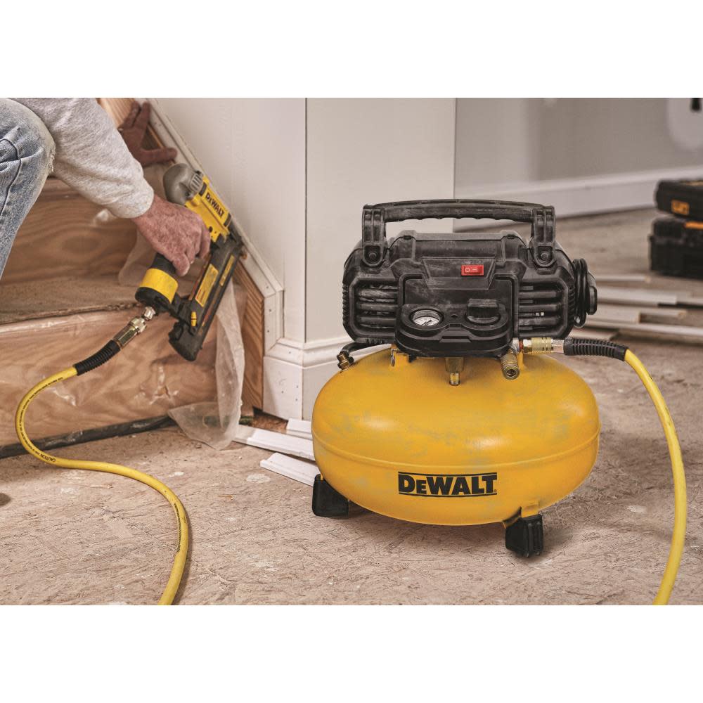DEWALT 6 gal Pancake Compressor/ 2 In. Brad Nailer Combo Kit - Ascmtools
