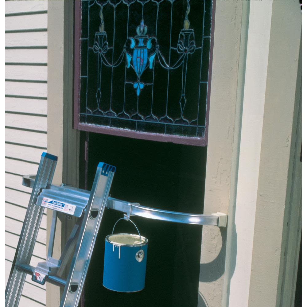 Werner Aluminum Ladder Stabilizer for Extension Ladders. Attaches In Minutes - Ascmtools