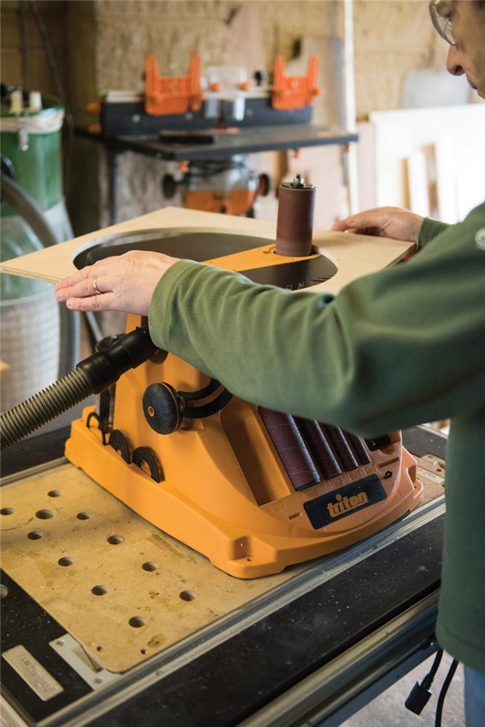 Triton Power Tools 150 Grit Sanding Sleeves for TSPST450 – 5 Pack - Ascmtools