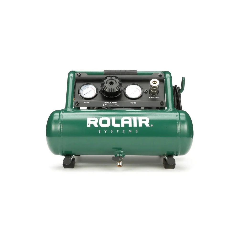 Rolair .5 HP Ultra Quiet Portable Air Compressor - Ascmtools