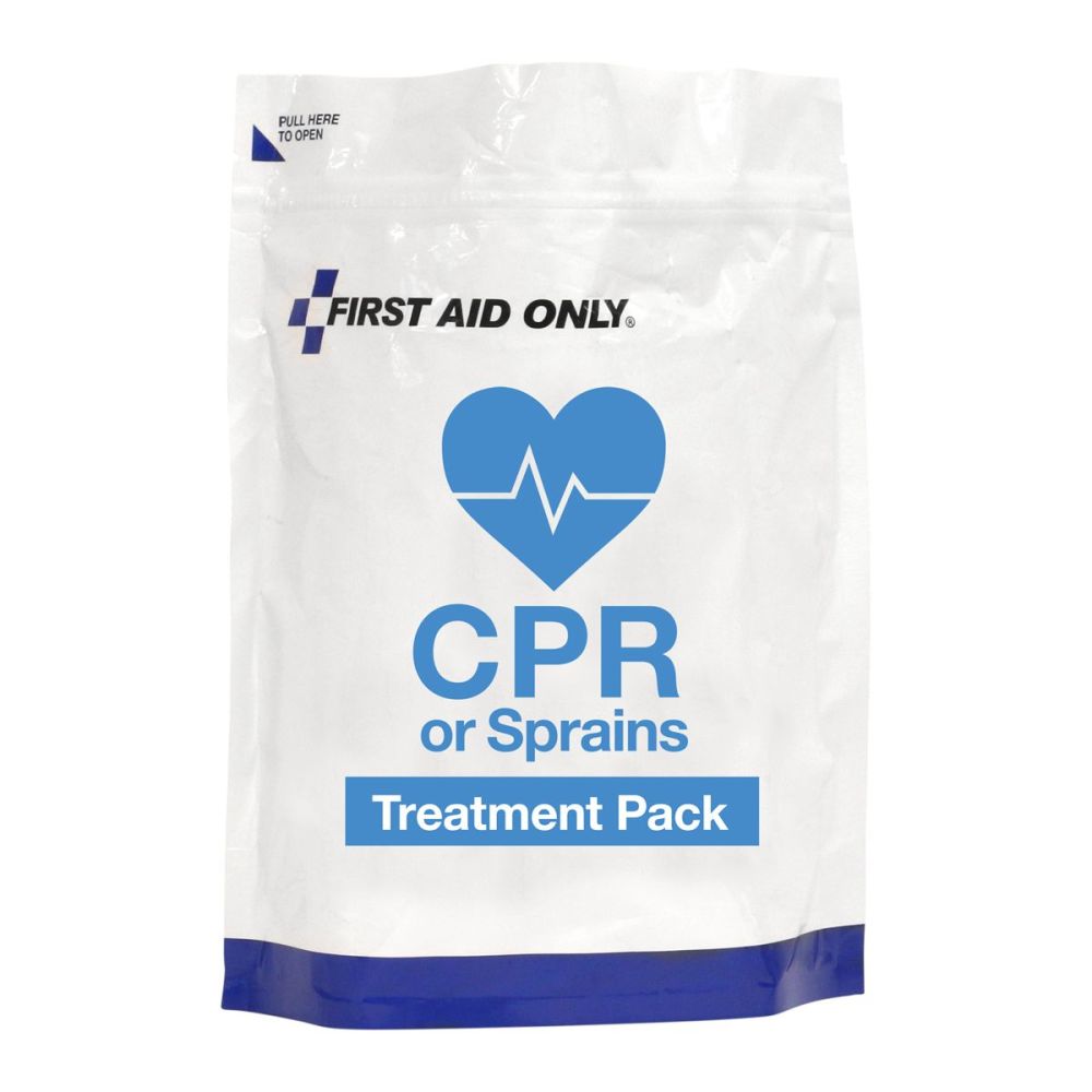 First Aid Only CPR & Sprains Treatment Pack Kit - Ascmtools