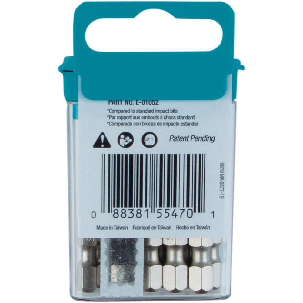 Makita Impact XPS #2 Square 2″ Power Bit 15/pk - Ascmtools