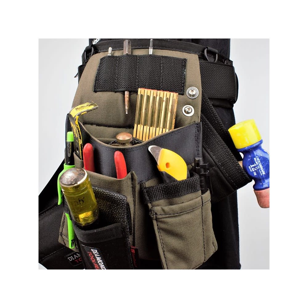 Diamondback Toolbelts Black Right Handed Medium Maestro Tool Belt System - Ascmtools