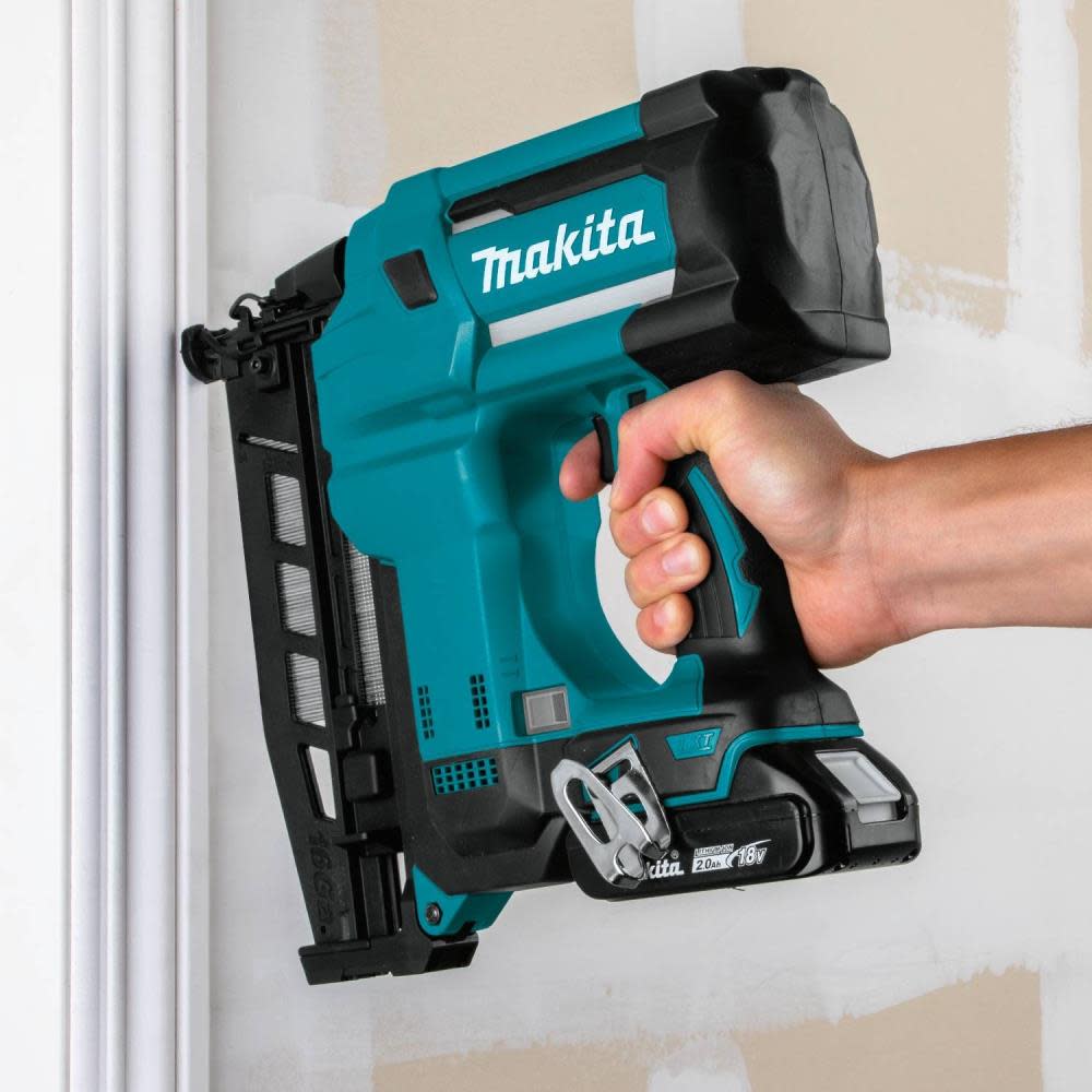 Makita 18V LXT 2 1/2″ Straight Finish Nailer Kit 16 Gauge - Ascmtools