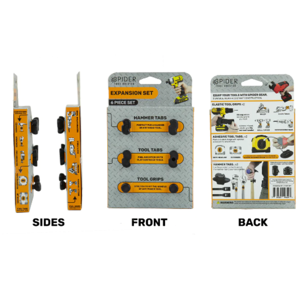 Spider Tool Holster Expansion Set 6pc Kit - Ascmtools