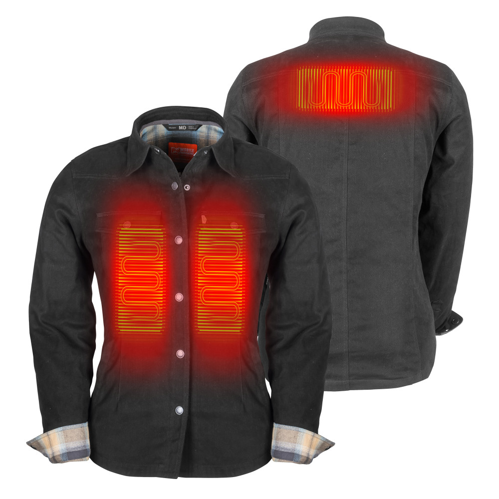Mobile Warming Frontier Heated Jacket Women’s 7.4 Volt Black Large - Ascmtools