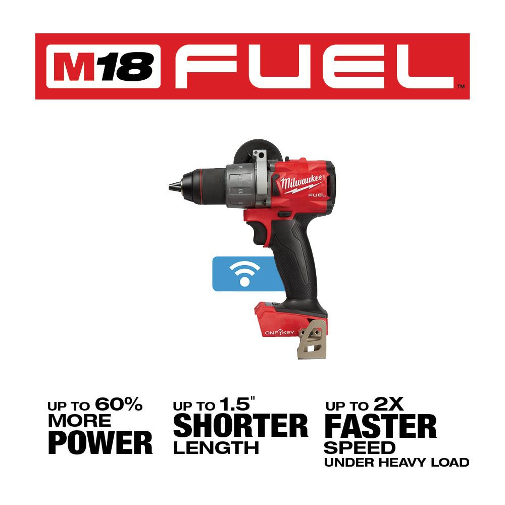 Milwaukee M18 FUEL 1/2 in. Drill with One Key - Ascmtools