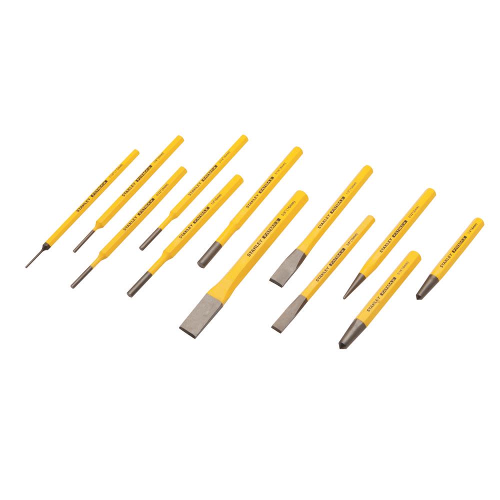 Stanley FatMax 12 piece Punch and Chisel Set - Ascmtools