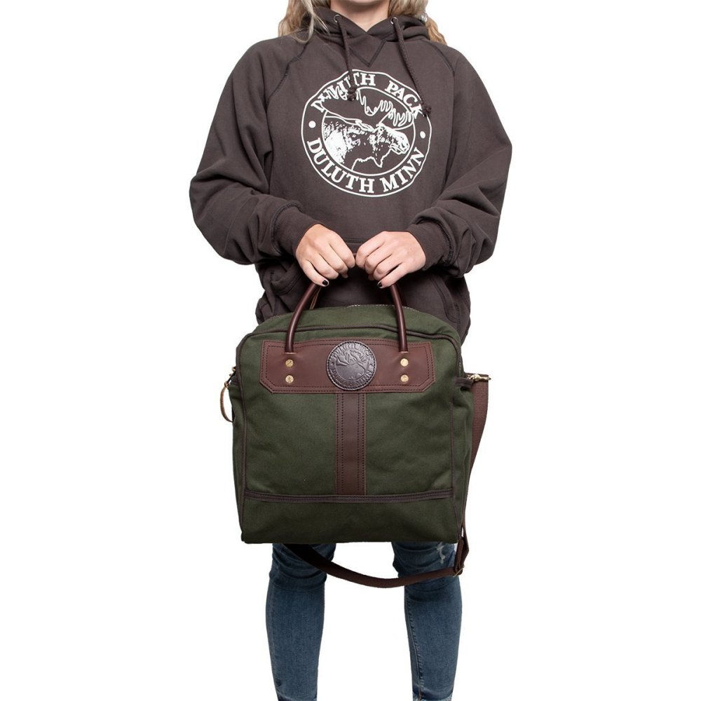 Duluth Pack 17 Liters Capacity Olive Drab Zip Top Tote - Ascmtools