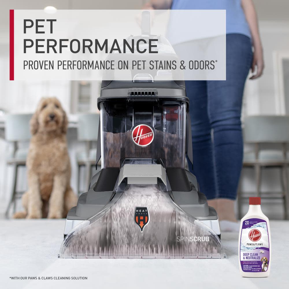 Hoover Residential Vacuum PowerScrub XL Pet Upright Carpet Cleaner Machine - Ascmtools