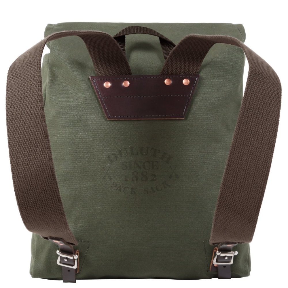 Duluth Pack 9 Liter Capacity Olive Drab Box Style Child’s Backpack - Ascmtools