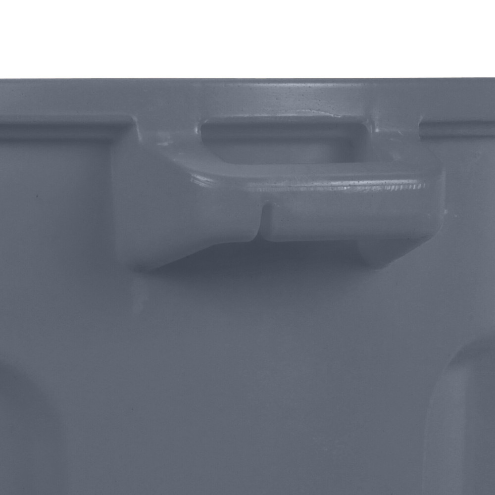 Toter 20 Gallon Round Trash Can with Lift Handle Dark Gray Granite - Ascmtools