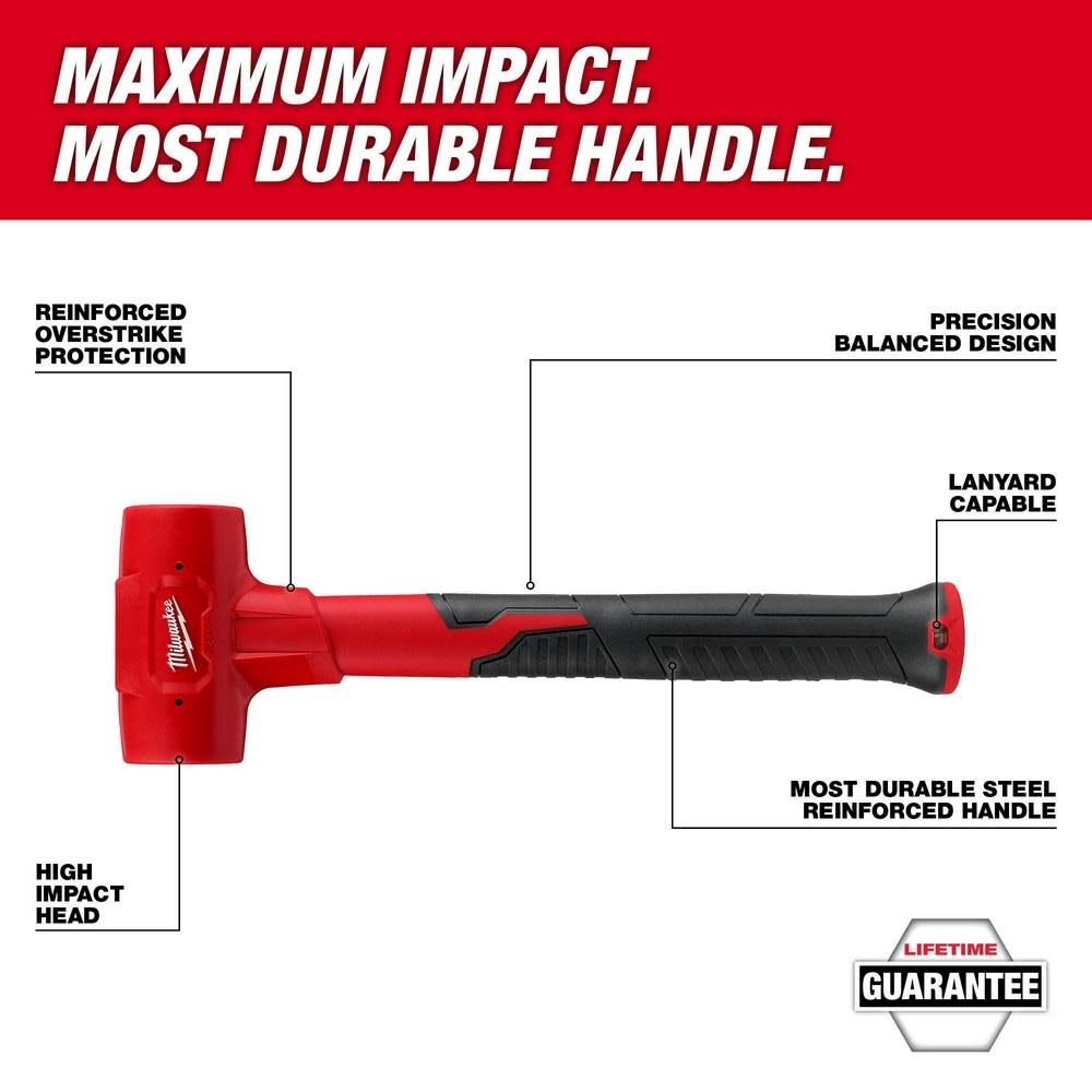 Milwaukee 28oz Dead Blow Hammer - Ascmtools