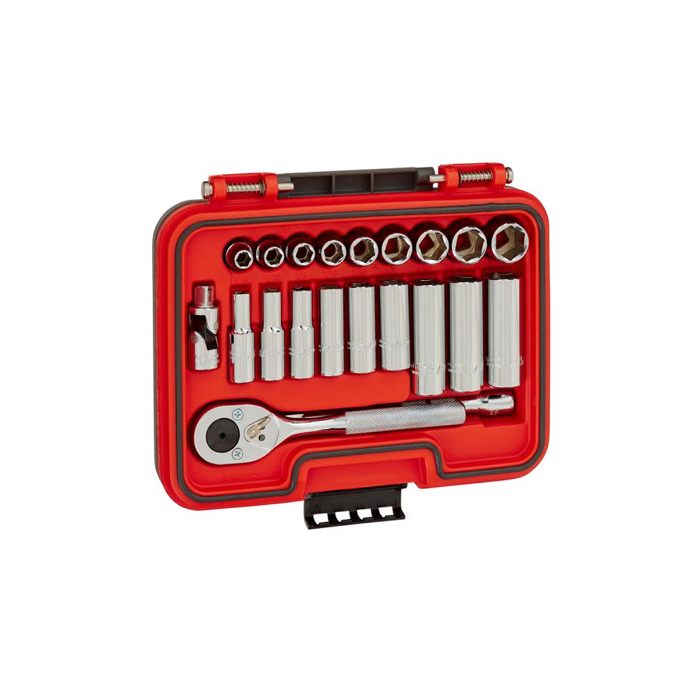 Proto Socket Set 3/8 DR 21pc SAE 6pt - Ascmtools