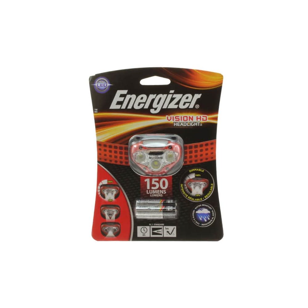 Energizer LED Headlight 150 Lumens 1.5V Vision HD - Ascmtools